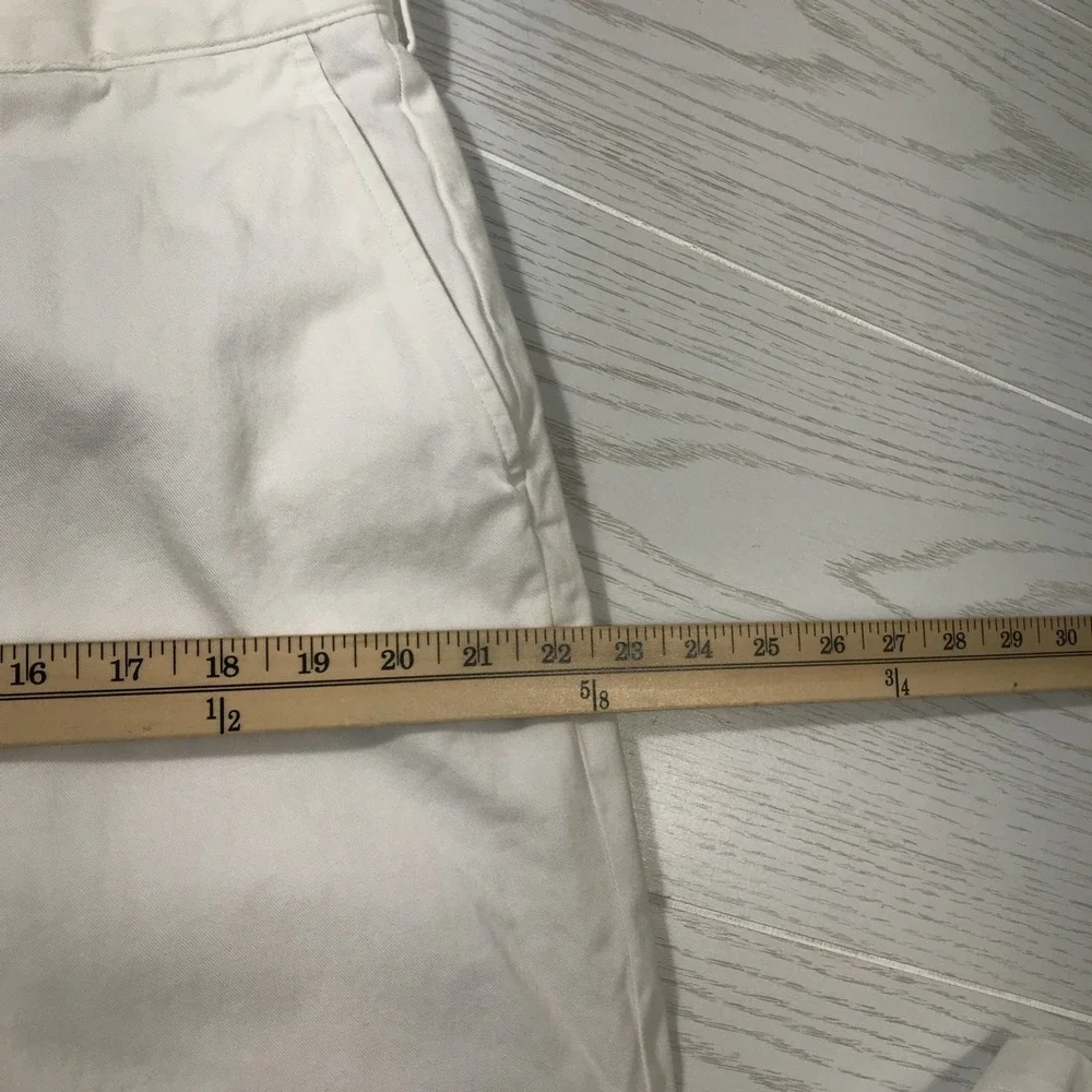 Vintage Polo Ralph Lauren Classic Fit Pants Mens 36x30 Fit White Twill Chino
